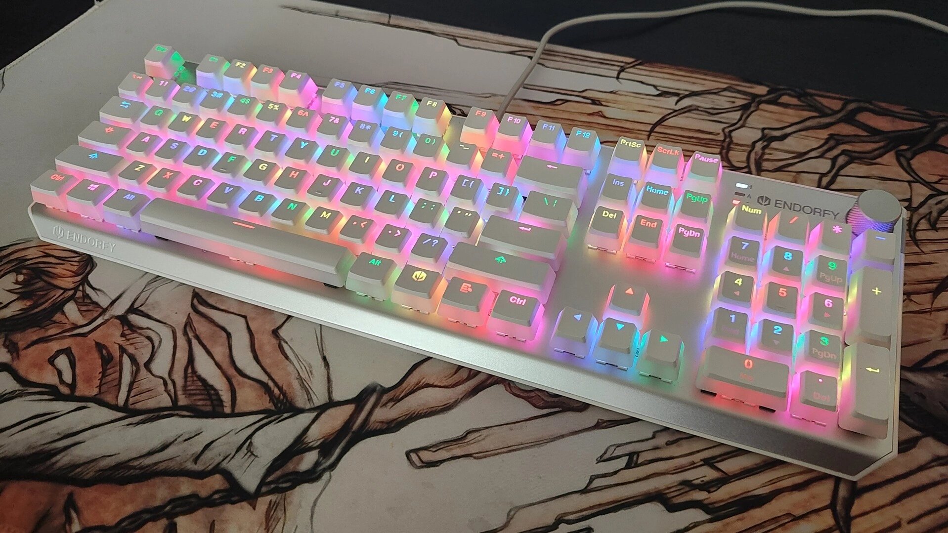 Další z RGB režimů klávesnice