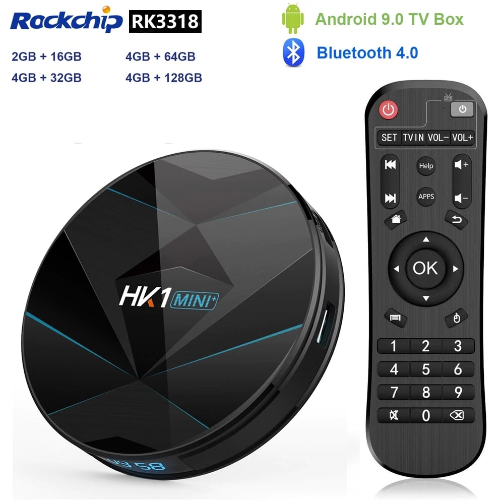 HK1 Mini+ s čipsetem Rockchip 3318