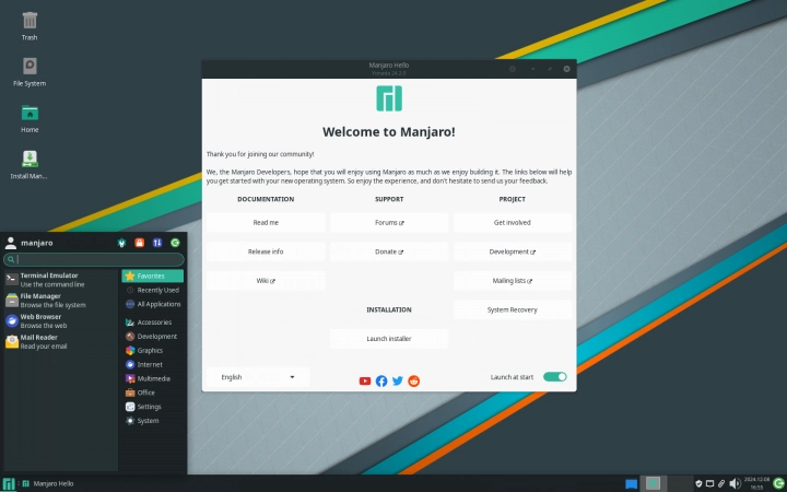 Manjaro Linux 24.2.0