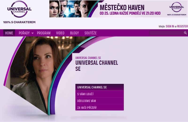 Universal Channel - konec 2016