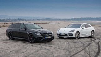 Náhledový obrázek - Mercedes-AMG 63 S kombi vs. Porsche Panamera Turbo Sport Turismo: Supersporty v přestrojení