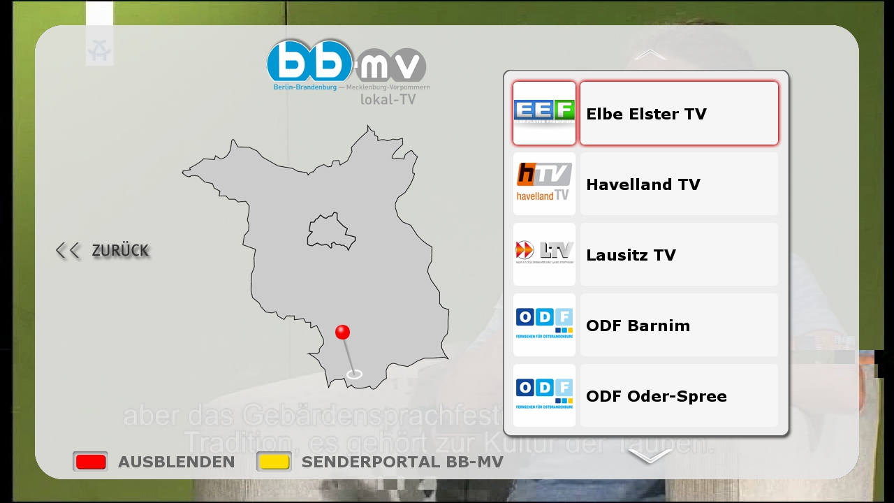 Hybridní portál lokálních televizí z Německa