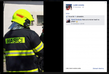 Veřejný profil Lukáše Jurenky na Facebooku.