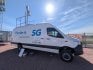 Mobilní 5G vysílač CETIN a O2 v dodávce Mercedes-Benz
