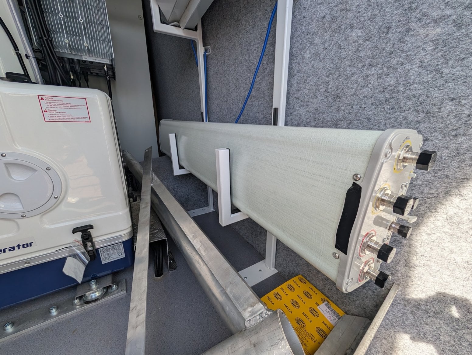 Mobilní 5G vysílač CETIN a O2 v dodávce Mercedes-Benz