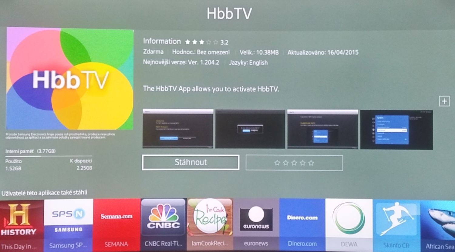 Nejčastěji je třeba začít instalací aplikace HbbTV v nabídce Smart TV.