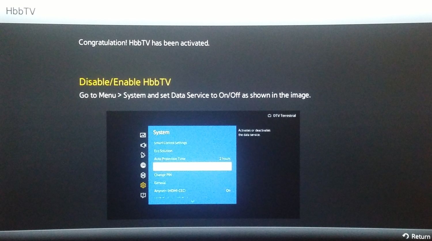 Samsung 2015 - zprovoznění HbbTV