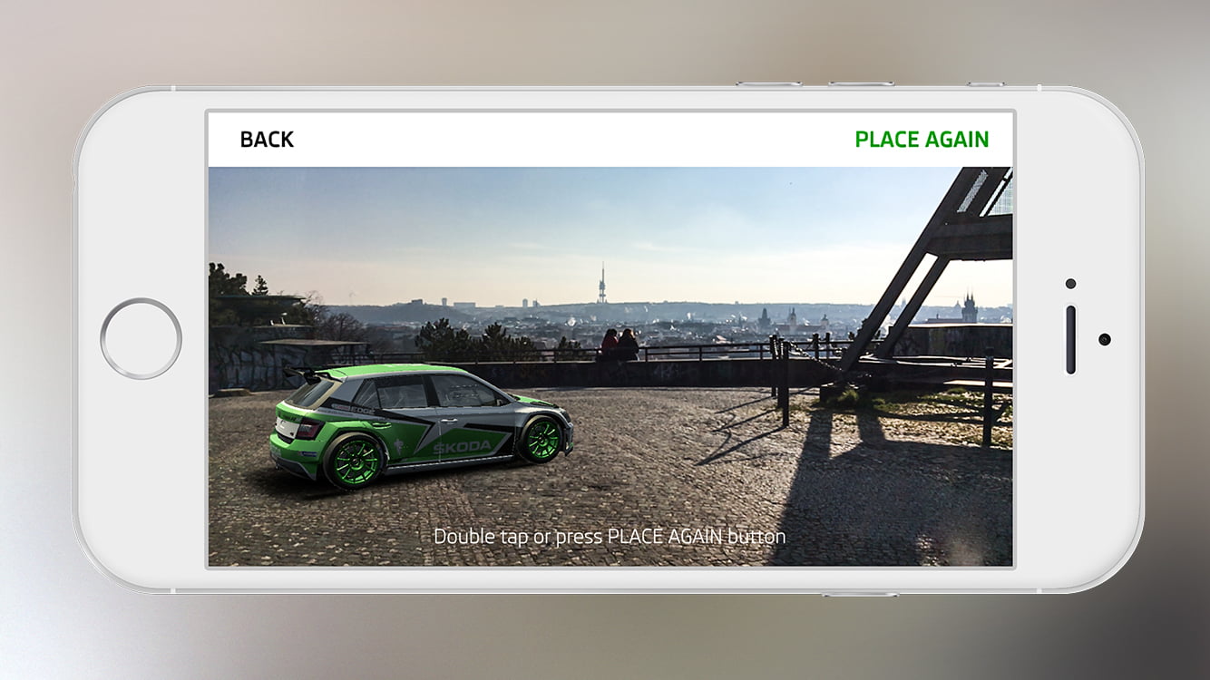 AR aplikace Škoda Motorsport