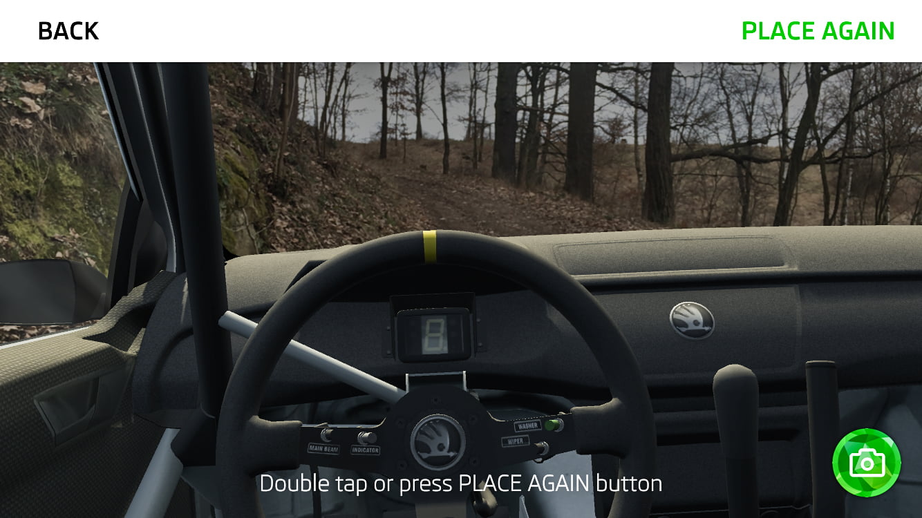 AR aplikace Škoda Motorsport