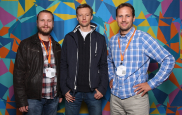 Zleva Adam Herout, Robert Prokeš a Petr Ocásek
(na WebExpu v září 2013)