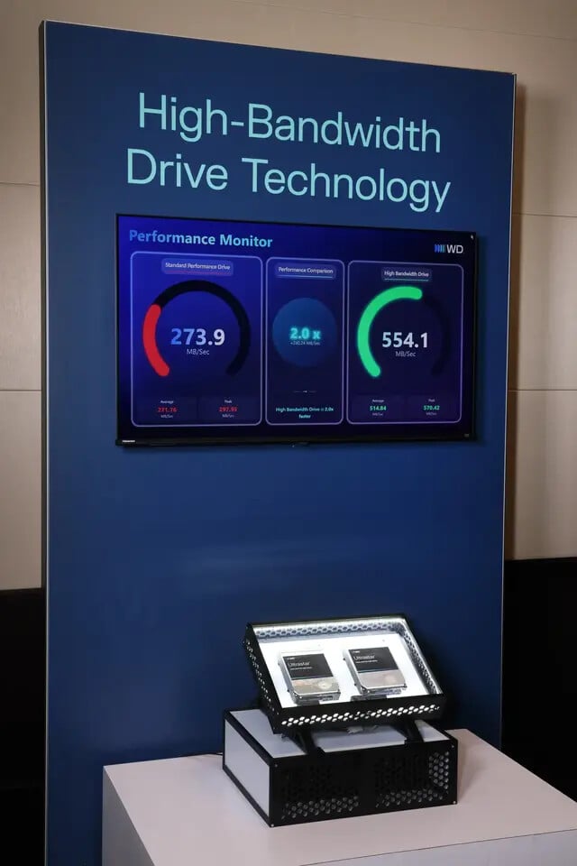 Demo High Bandwidth Drive od Western Digital (Innovation Day 2026)