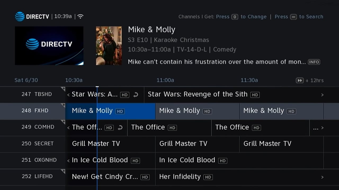 DIRECTV - Programový průvodce 1/2