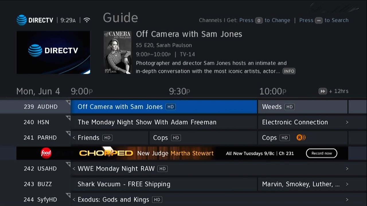 DIRECTV - Programový průvodce 1/2