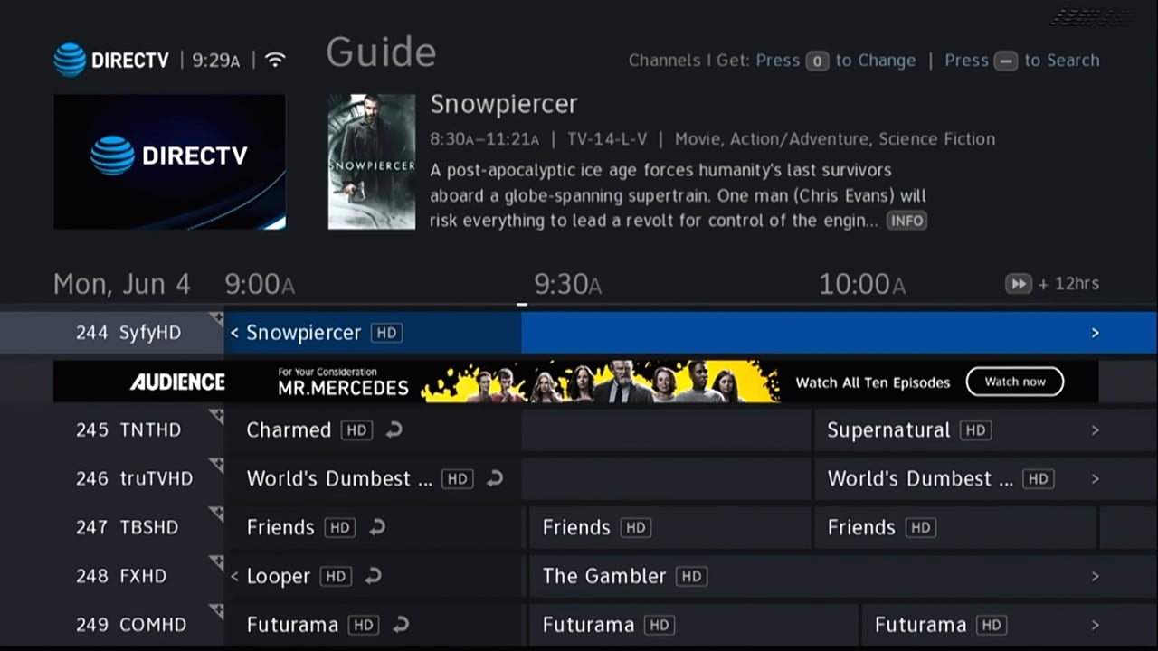 DIRECTV - Programový průvodce 1/2