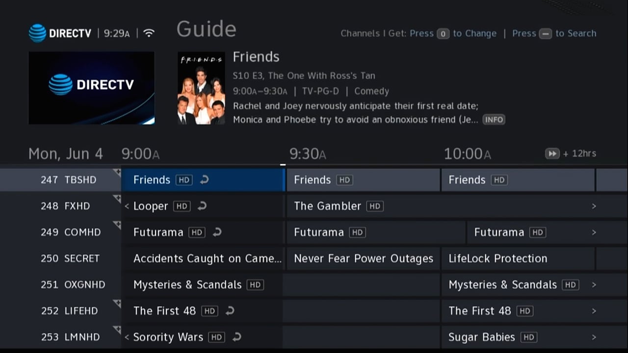 DIRECTV - Programový průvodce 1/2