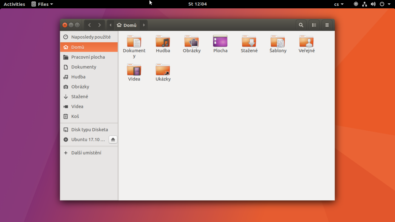 Ubuntu 17.10 Artful Aardvark (vývojová verze s Gnome)