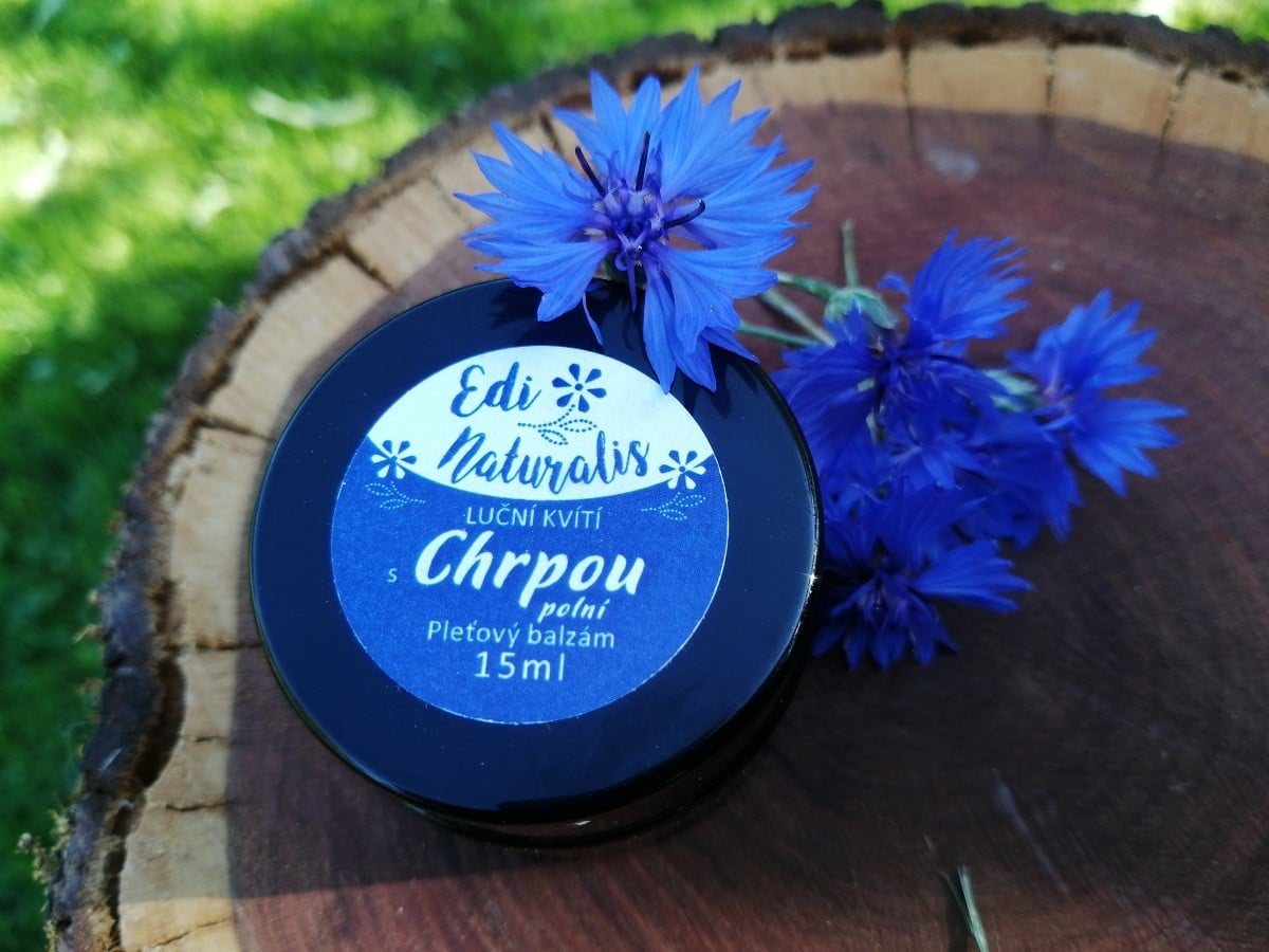 Pleťový balzám s chrpou od Edi Naturalis