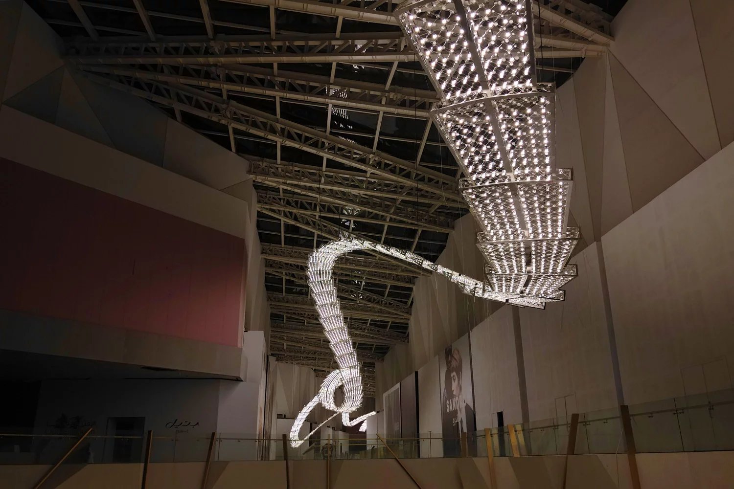 Lustr od společnosti Crystal Caviar pro Rijád