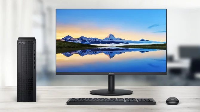 Počítač Huawei Qingyun W515X s procesorem Kirin 9000C