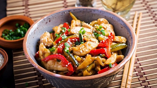 Lehká kuřecí čína