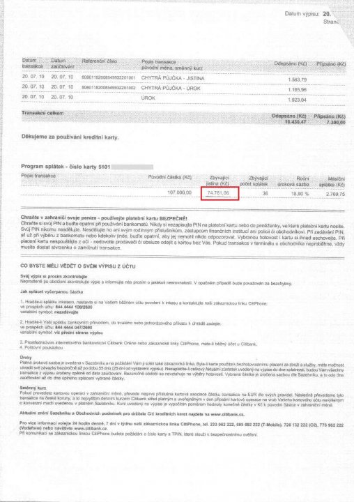 Citi kreditka 2