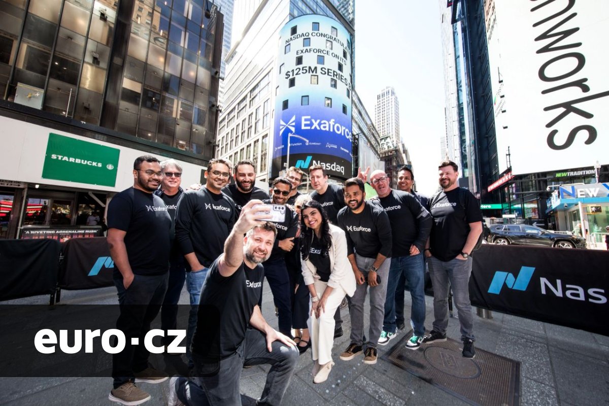 Firmě českého ajťáka gratulují na Times Square. Jeho Exaforce si v týdnu dokráčela pro 2,6miliardovou investici