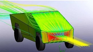 Náhledový obrázek - Aerodynamika Tesly Cybertruck by měla být lepší, než byste si možná mysleli