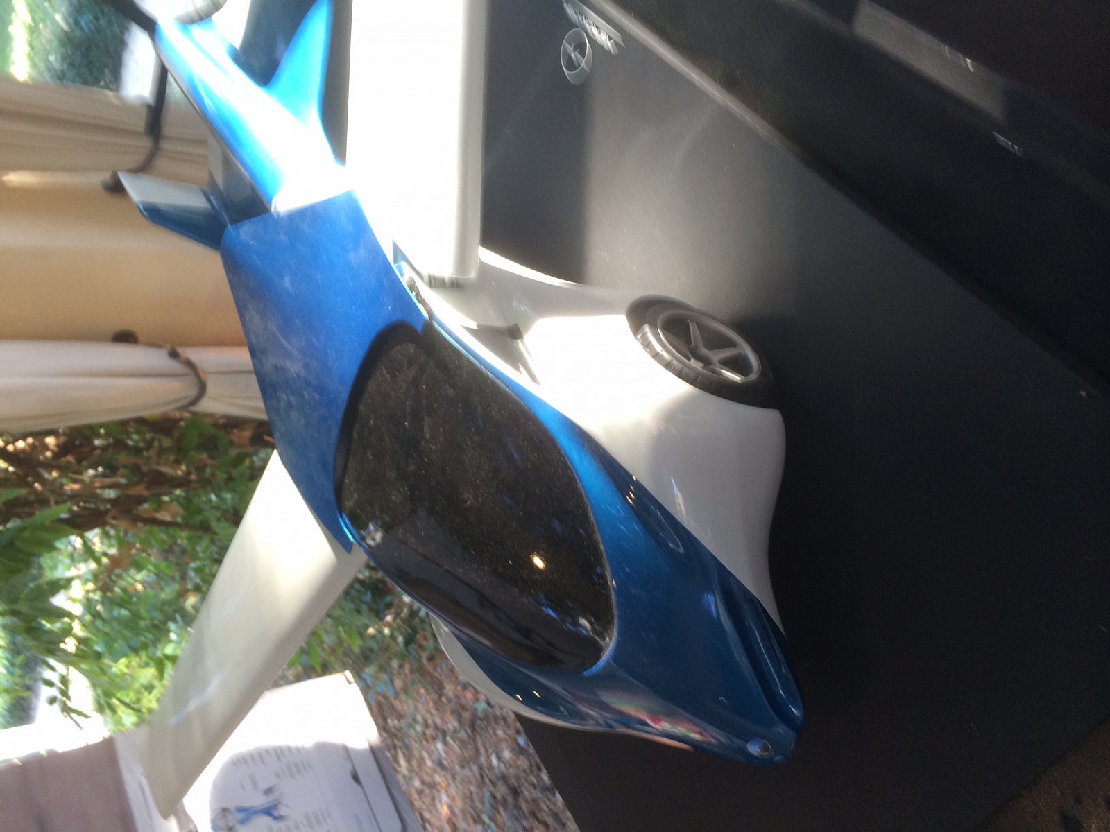 Plastový model nejnovějšího aeromobilu.