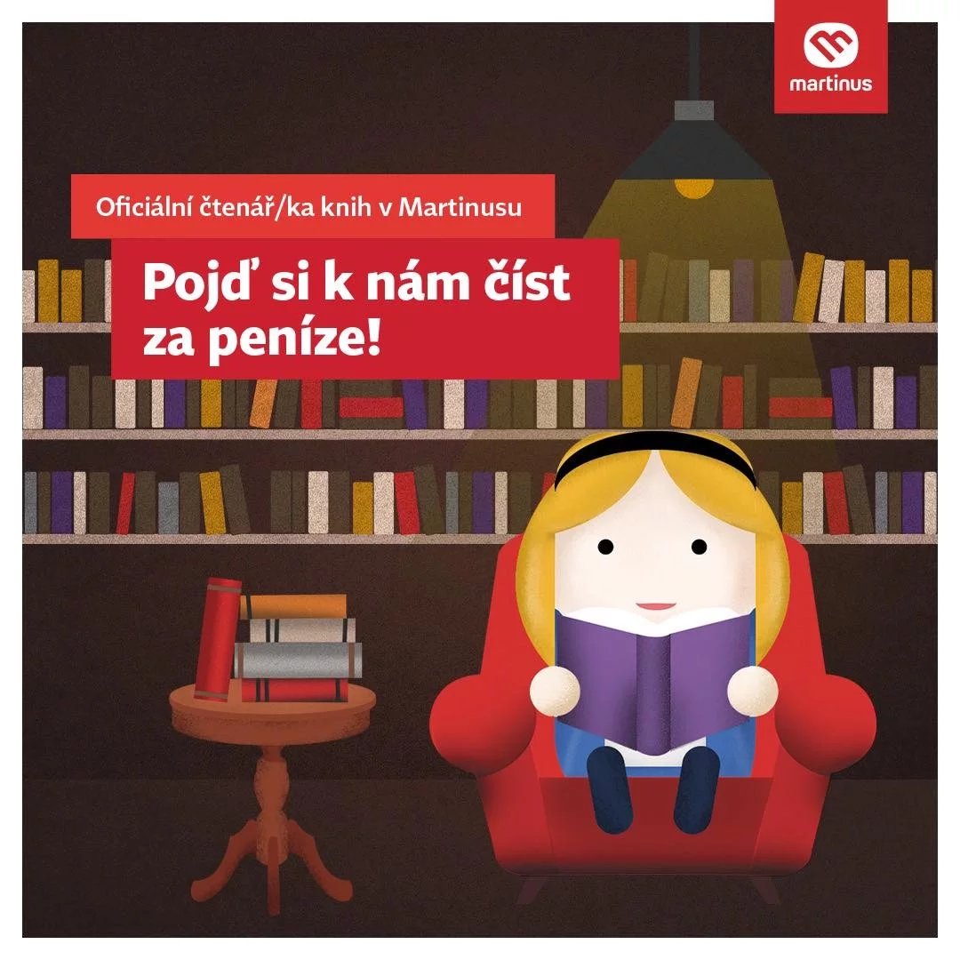 Inzerát na oficiálního čtenáře - Apríl od Martinus.cz