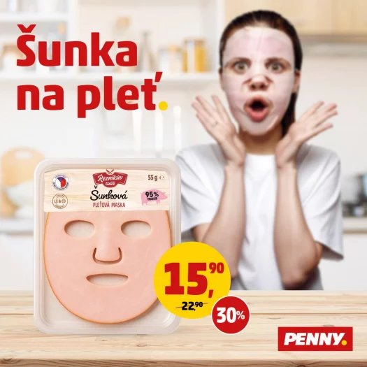 Šunka na pleť - Apríl od PENNY