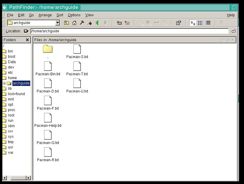 Arch: základní sada aplikací, JWM