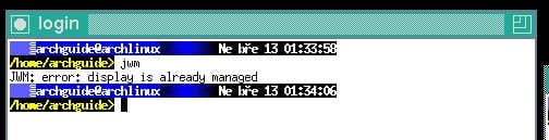 Arch: základní sada aplikací, JWM