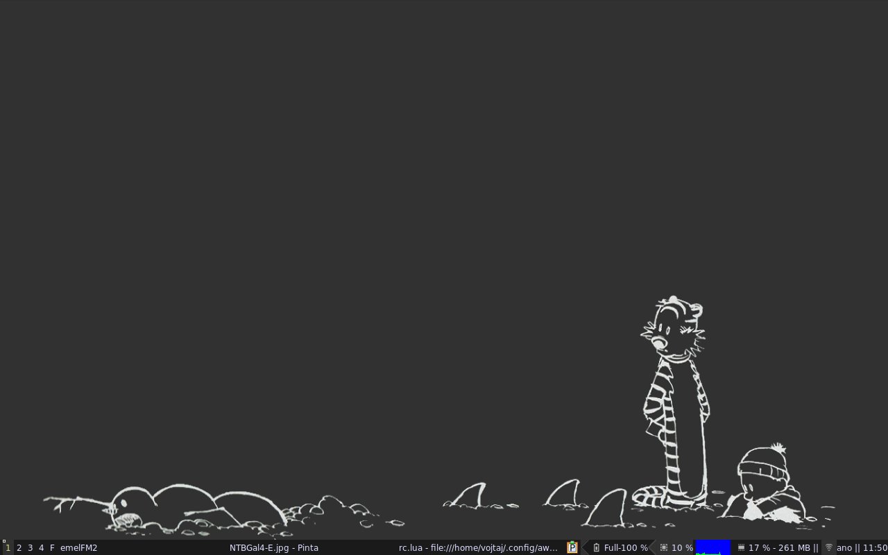 Awesome: tlačítko zobrazení plochy