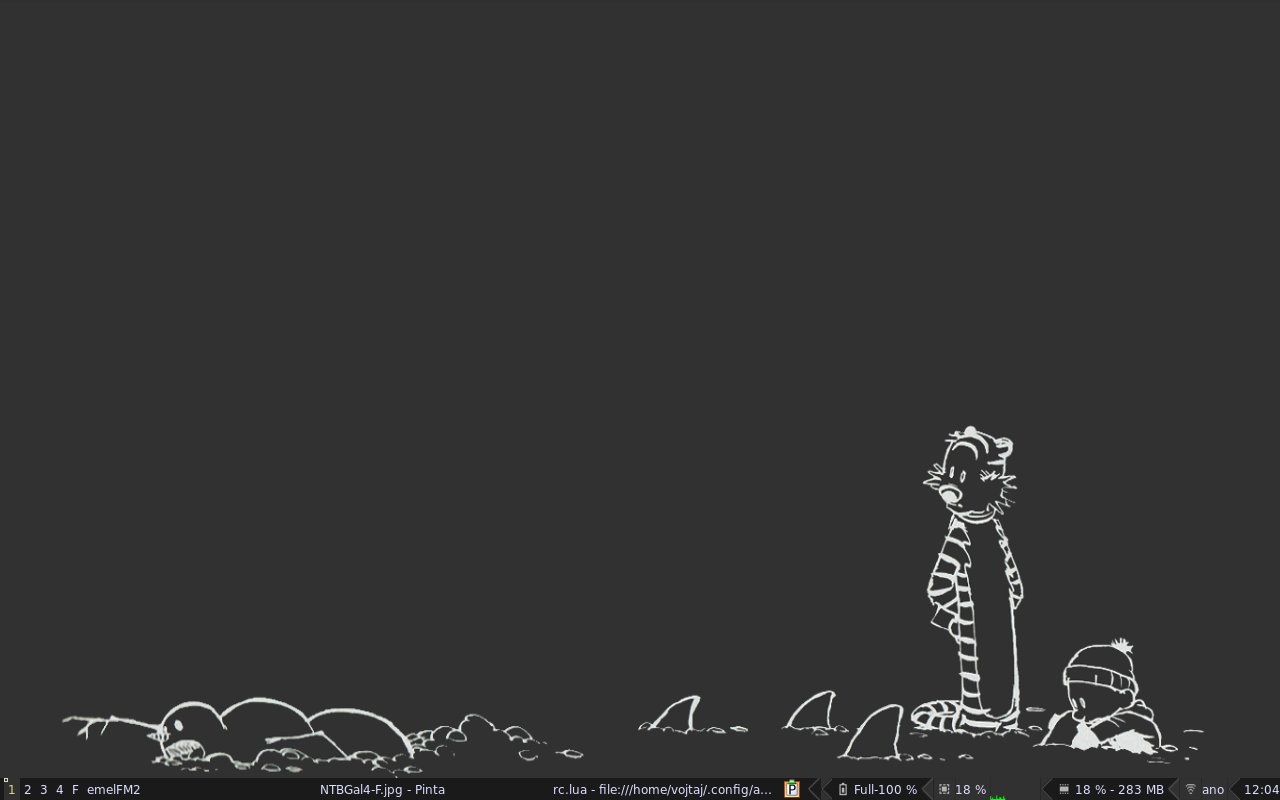 Awesome: tlačítko zobrazení plochy