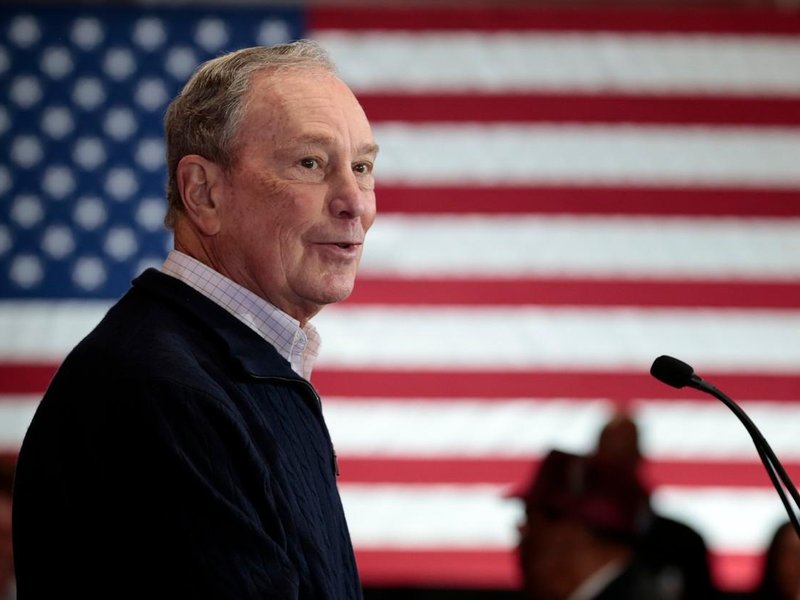  Kandidát na prezidenta USA Michael Bloomberg