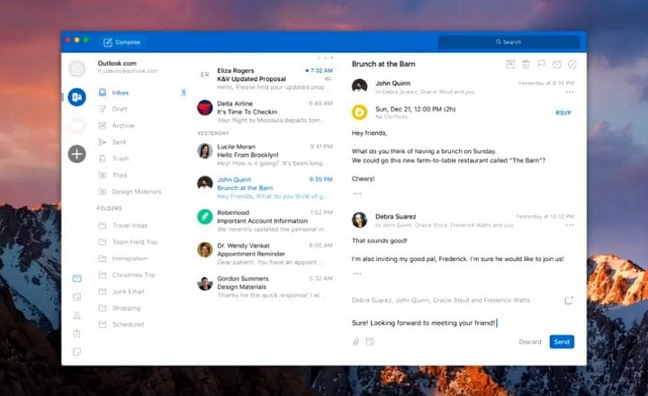 Outlook pro macOS projde ještě větším zjednodušením než verze pro Windows (foto: Microsoft)