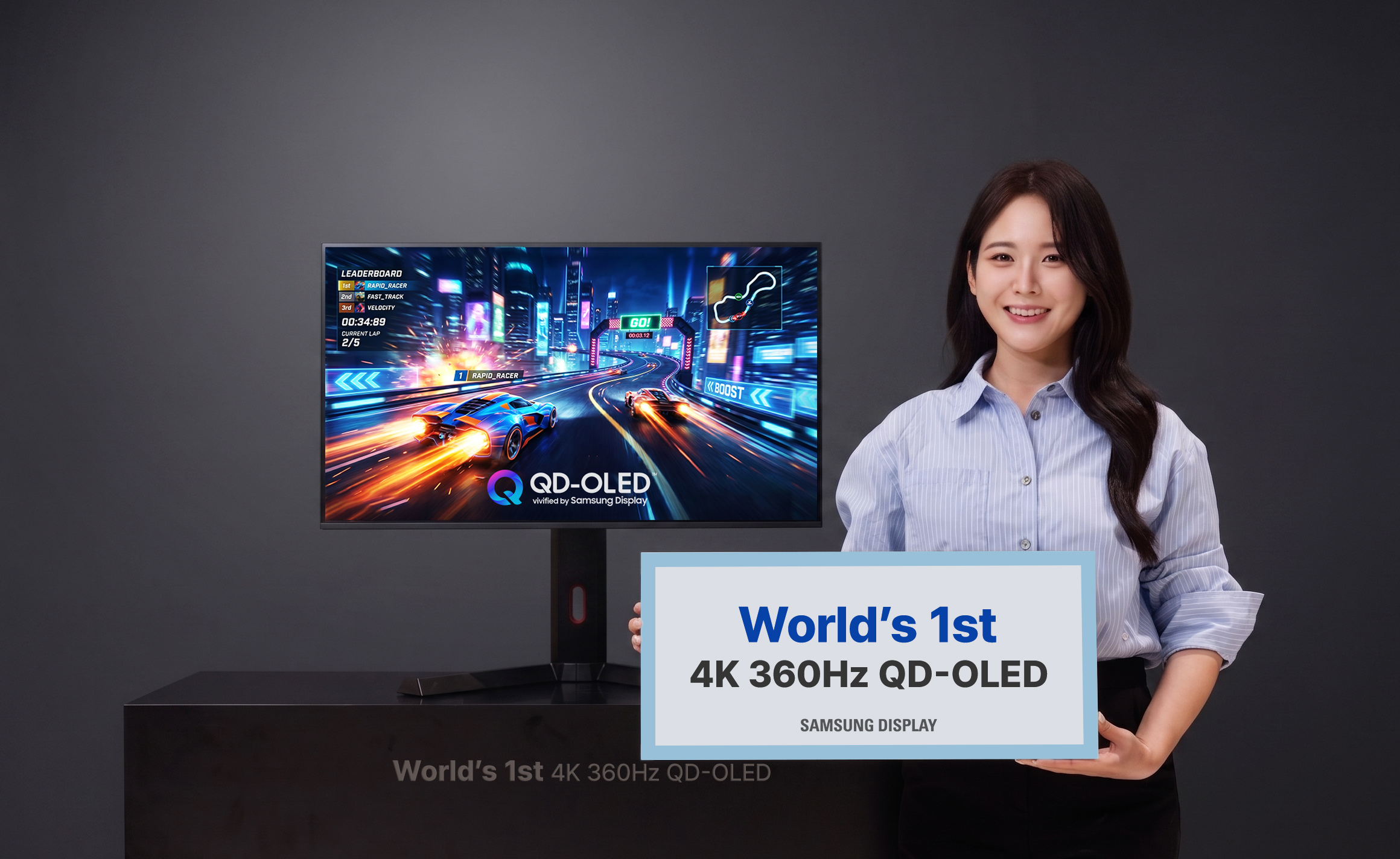 360Hz / 680Hz Dual Mode QD-OLED panel od Samsungu
