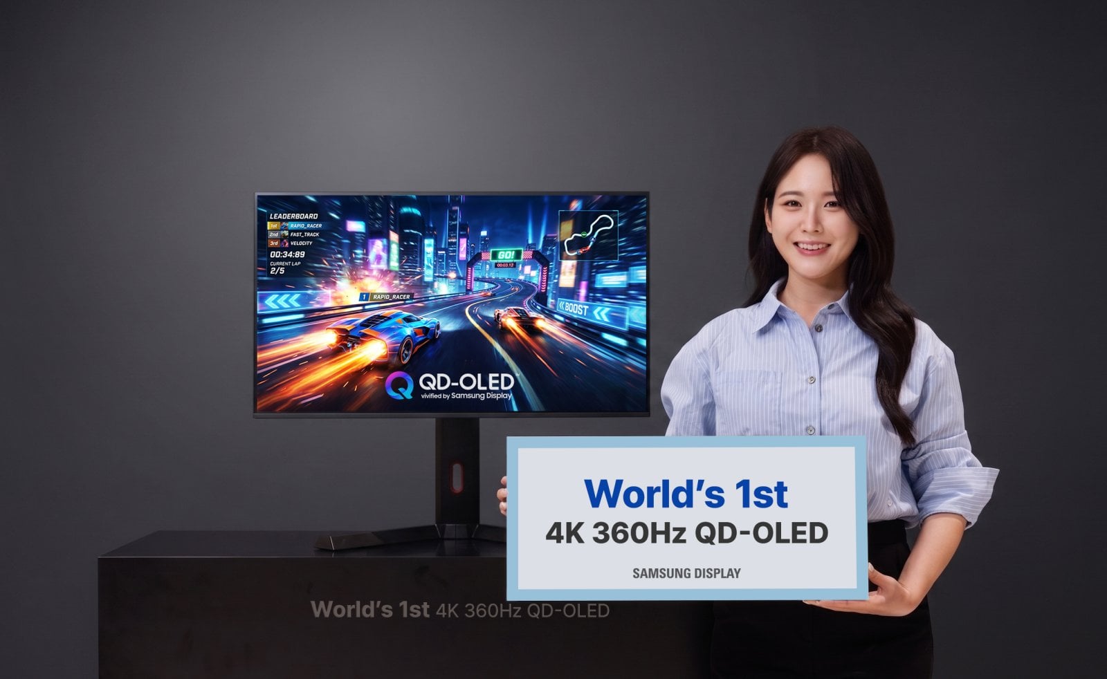 360Hz / 680Hz Dual Mode QD-OLED panel od Samsungu