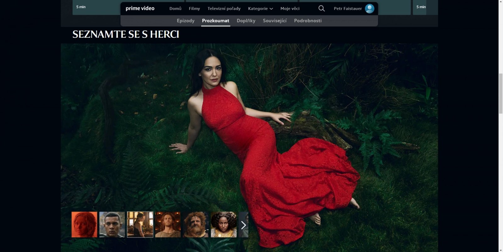 Funkce Prozkoumat v Amazon Prime Video