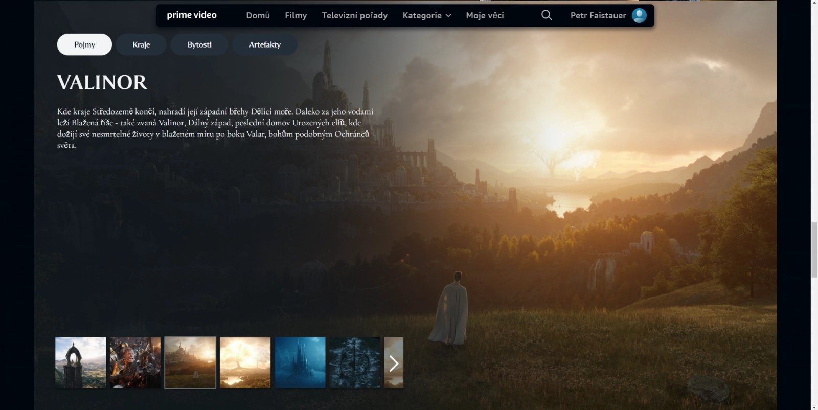 Funkce Prozkoumat v Amazon Prime Video