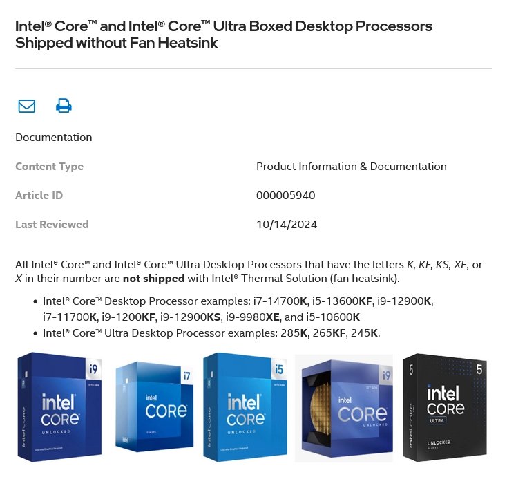 Intel Core Ultra 9 295K uniklé na webu Intelu? Dnes už na dané stránce zmínka o 295K není, Intel opravil jméno modelu na 285K. Otázka, zda šlo o chybu, nebo záměr, zůstává
