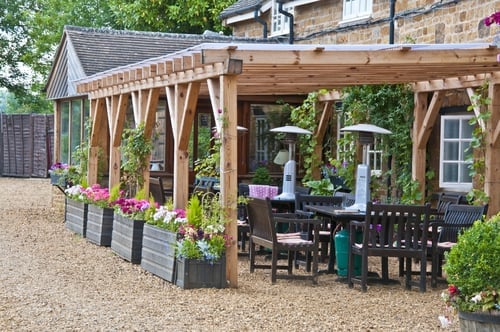 Předzahrádky restaurací u nás i ve světě