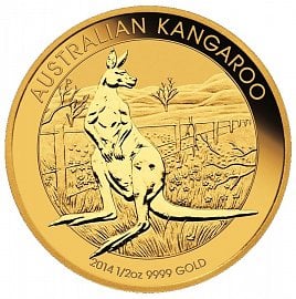 Investiční austalská mince Kangaroo.