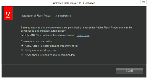 Instalace Flash Playeru 11.3