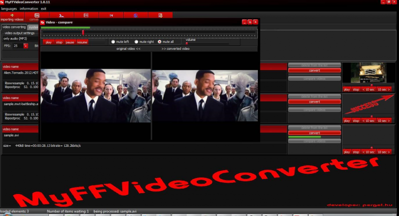 Pomocí MyFFVideoConverter zvládnete převést video