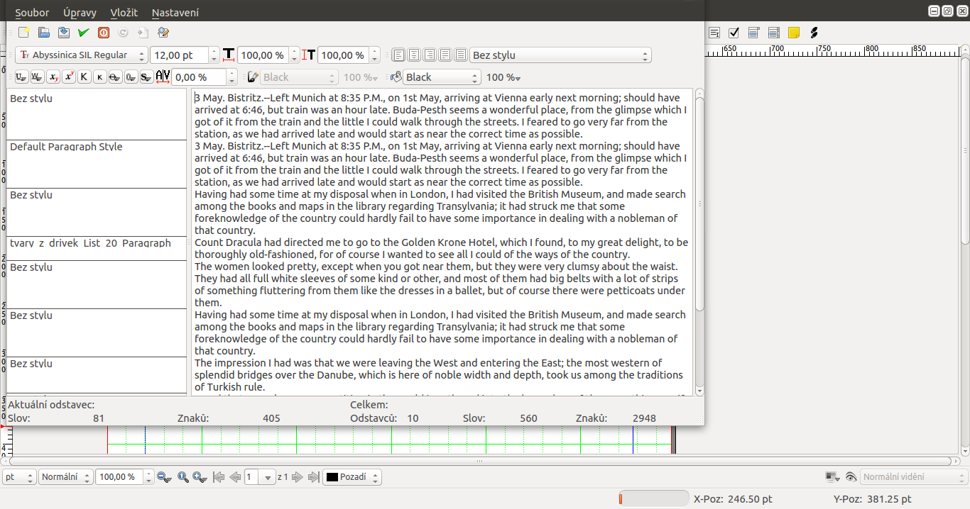 Novinky v programu Scribus 1.5