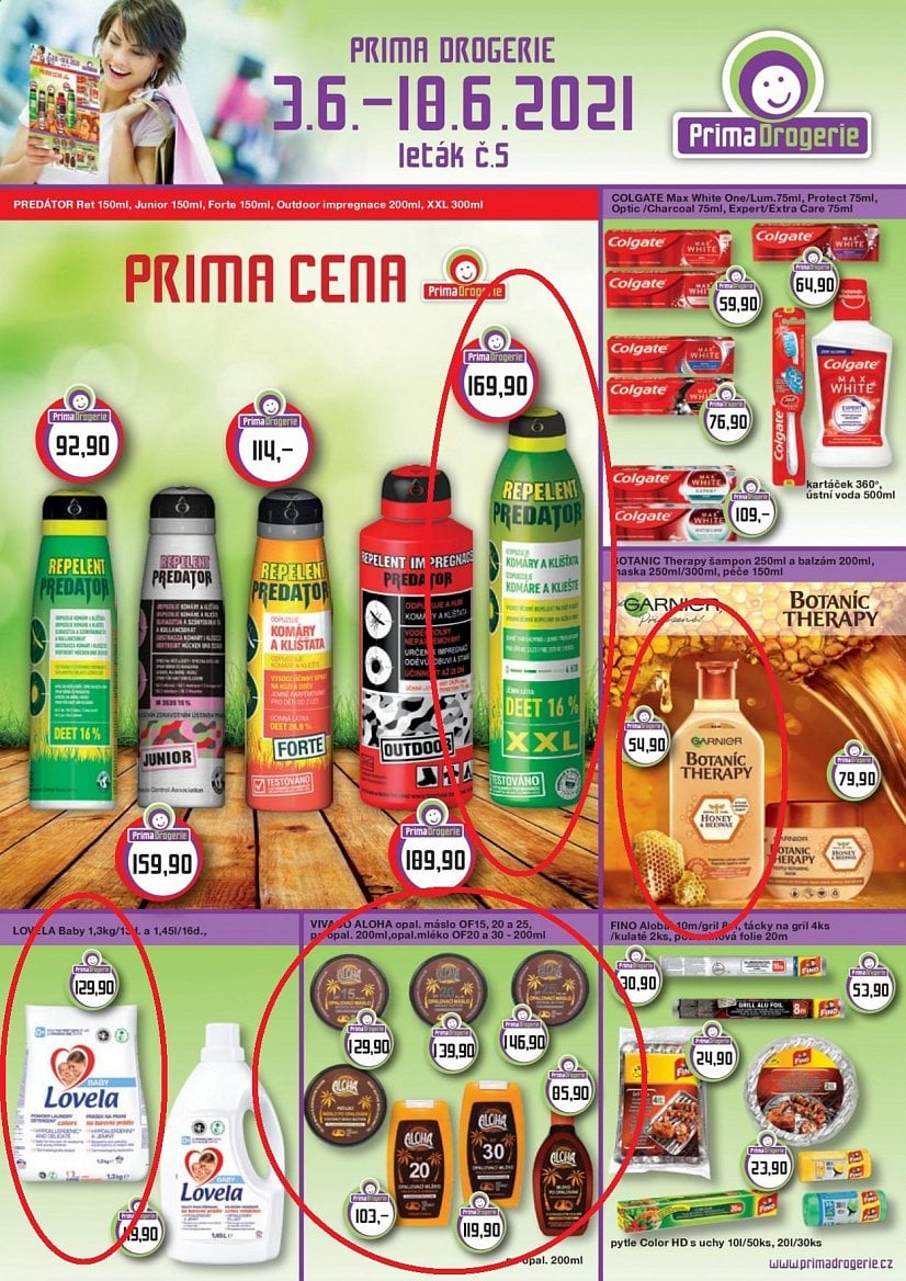 Letáky drogerie DM a Prima Drogerie