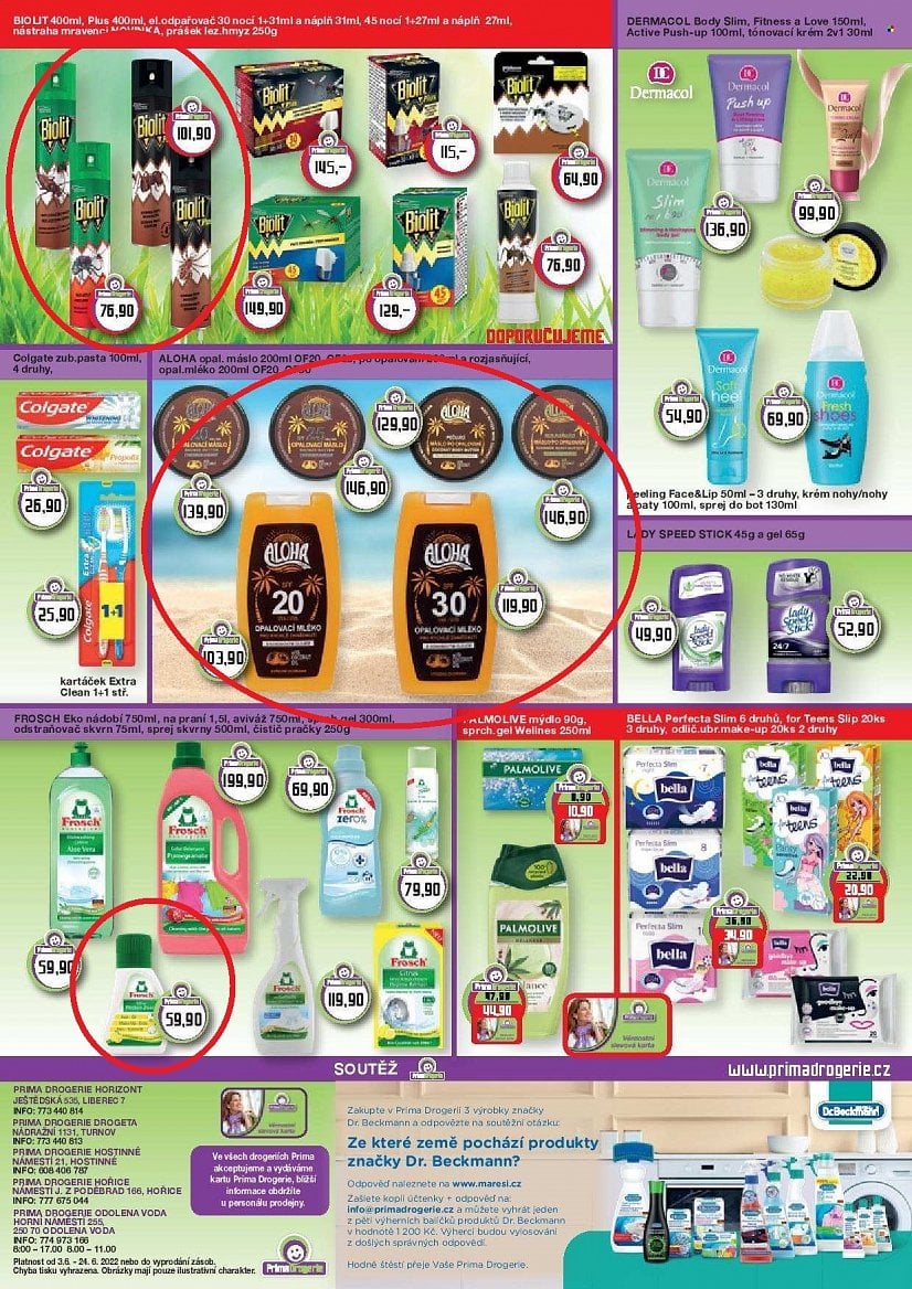 Letáky drogerie DM a Prima Drogerie
