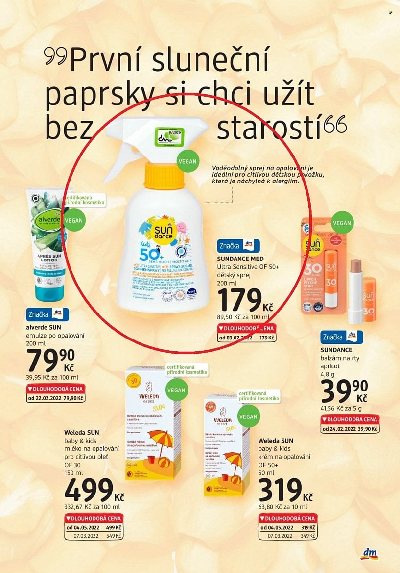 Letáky drogerie DM a Prima Drogerie