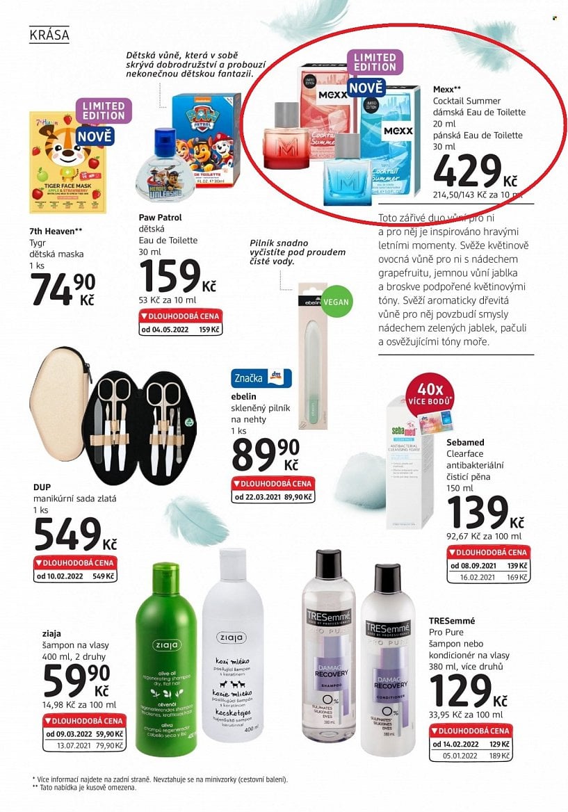 Letáky drogerie DM a Prima Drogerie